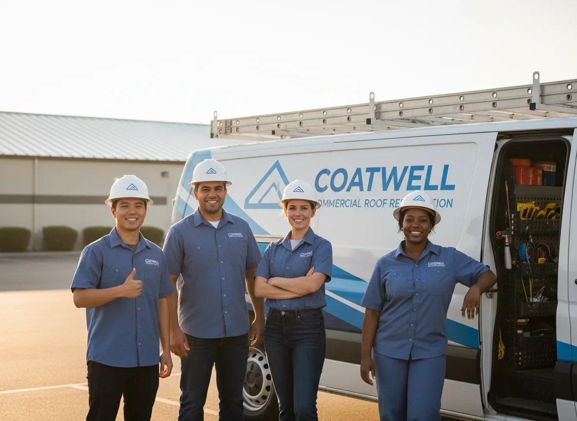 Commercial roof coating company in Coyle, OK